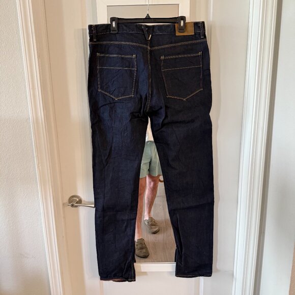 Raleigh Denim Workshop Graham Raw Selvedge Jeans Size 36 - Picture 3 of 6